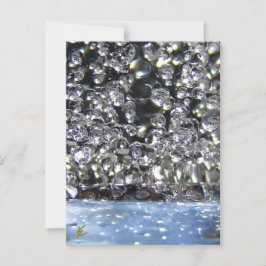 Postal Bailando con hadas, historia de la naturaleza surr