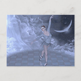 Postal bailando en las nubes