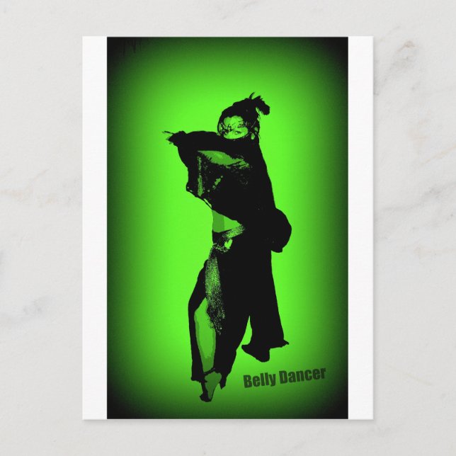 Postal Bailarín Belly (Anverso)