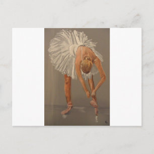 Postal bailarín de ballet