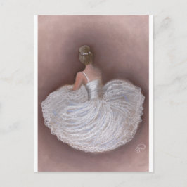 Postal bailarín de ballet