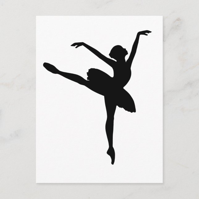 Postal Bailarín de ballet (Anverso)