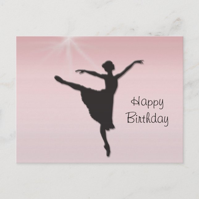 Postal Bailarín de ballet (Anverso)