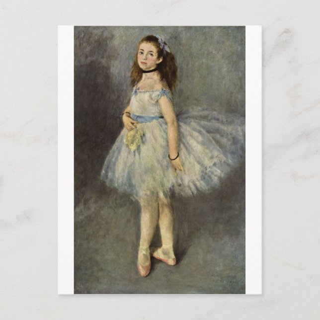 Postal Bailarín de ballet (Anverso)