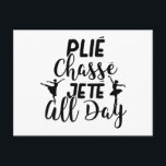 Postal Bailarín de ballet | Ideas de regalo de Ballerina<br><div class="desc">La adorable bailarina de ballet | Balerina dancesport ideas de regalo " es una gran adición al vestido de ballet y al ballet barre. Gracioso regalo para hija,  hermana,  novia y mamá.</div>