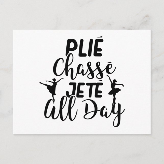 Postal Bailarín de ballet | Ideas de regalo de Ballerina  (Anverso)
