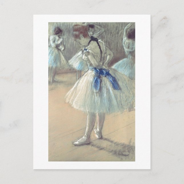 Postal Bailarín de Edgar Degas el | (Anverso)