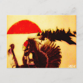 Postal Bailarín de la pradera