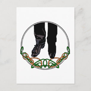 Postal Bailarín de Step Irlandés - Masculino