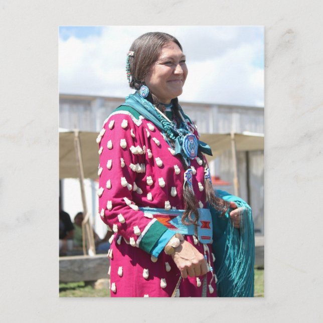 Postal Bailarín púrpura (Anverso)