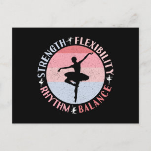 Postal Bailarina Bailarina de Ballet - Valores de Mentali