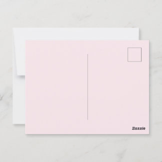 Postal Bailarina con tutú rosa