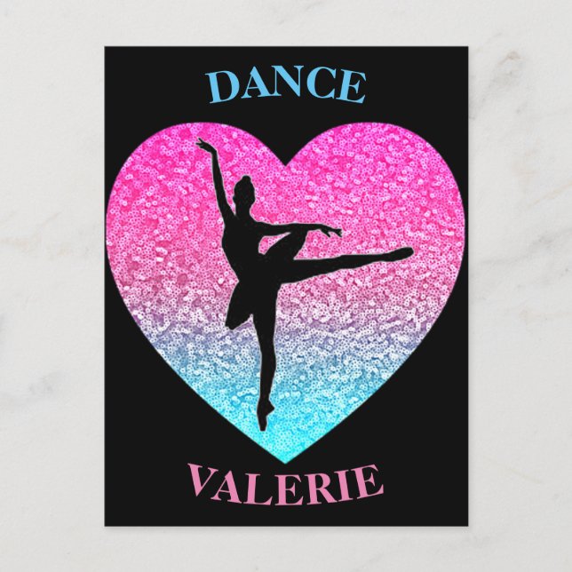 Postal Bailarina de Ballerina personalizada (Anverso)