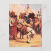 Bailarina de búfalo de nativos americanos de época