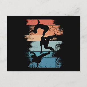 Postal Bailarina de corte retro