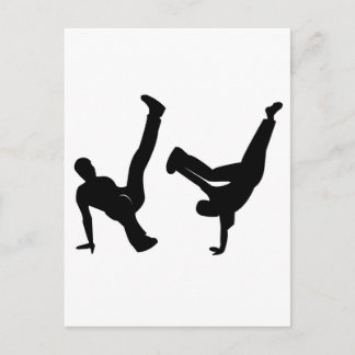 Postal bailarina de hip hop