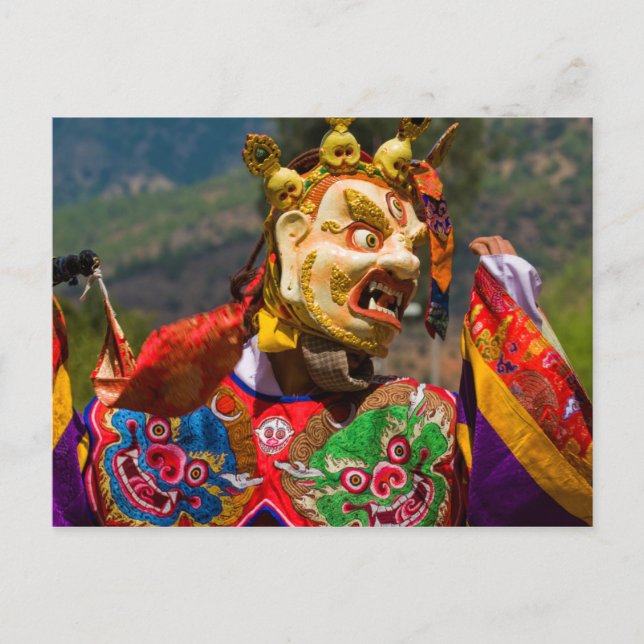 Postal Bailarina del Festival de Aisan (Anverso)