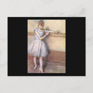 Postal Bailarina Edgar Degas En El Bar