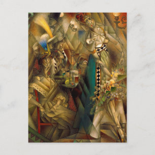 Postal Bailarina en un café (Dancer in a Cafe) de Metzing