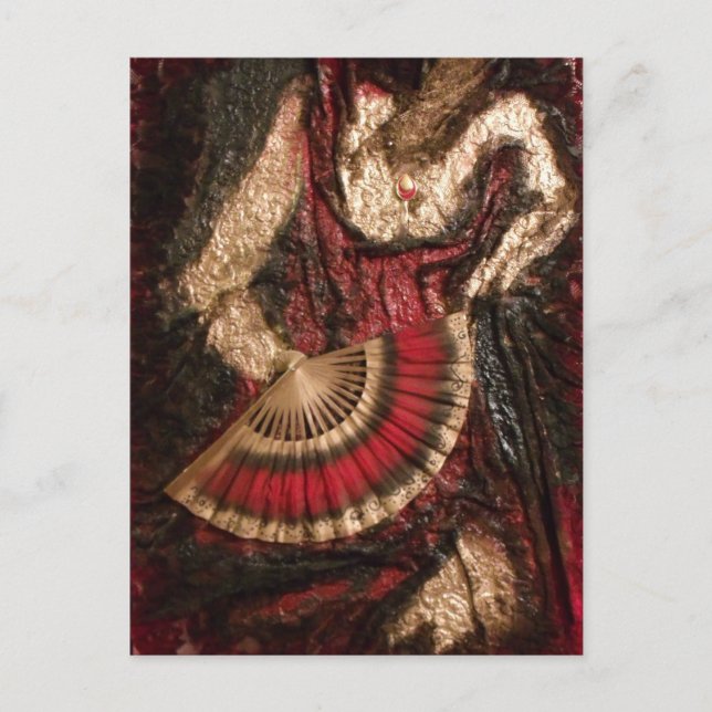 Postal Bailarina española (Anverso)