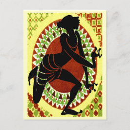 Postal Bailarina exótica