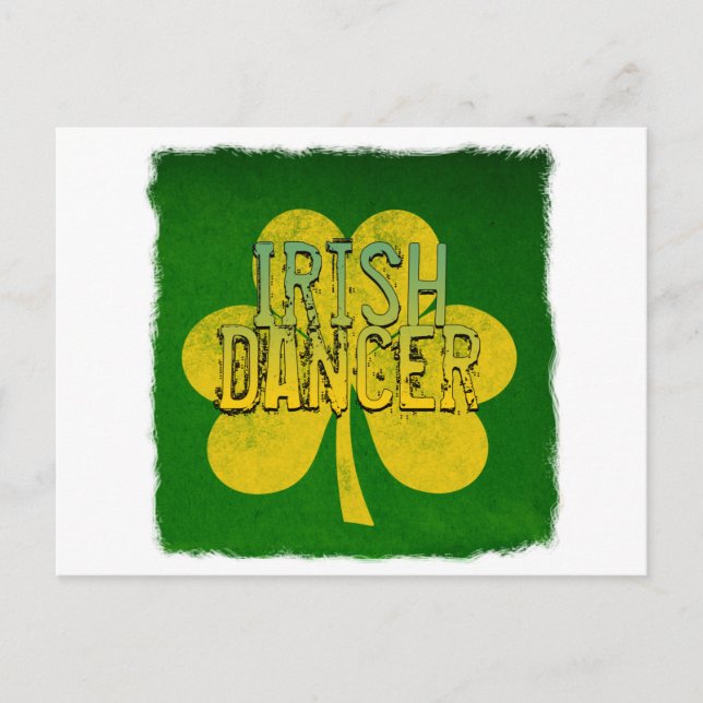 Postal Bailarina irlandesa (Anverso)