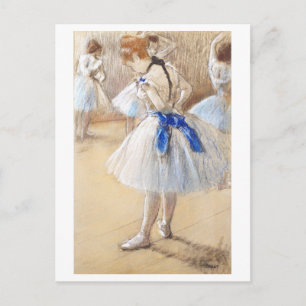 Postal Bailarina Pintura (1880) por Degas