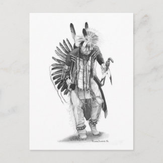 Postal Bailarina tradicional