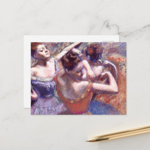 Postal Bailarinas 1899 Edgar Degas