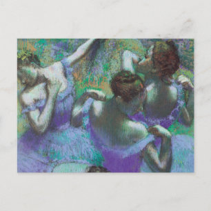 Postal Bailarinas azules de Edgar Degas, Impresionismo an