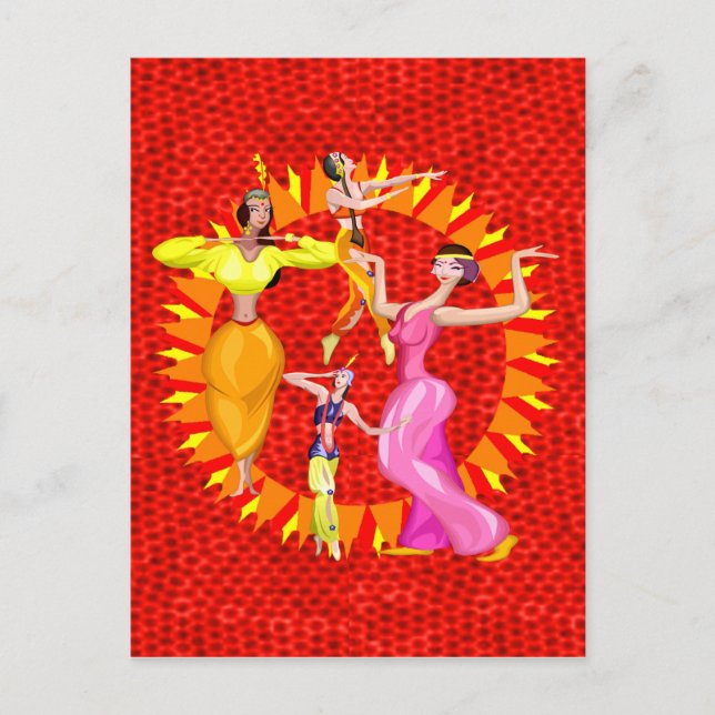 Postal Bailarinas Belly (Anverso)