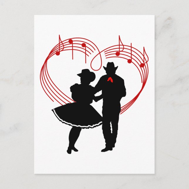 Postal Bailarinas cuadradas (Anverso)