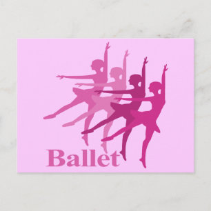 Postal Bailarinas de ballet