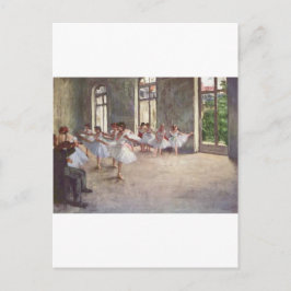 Postal Bailarinas de ballet de Degas