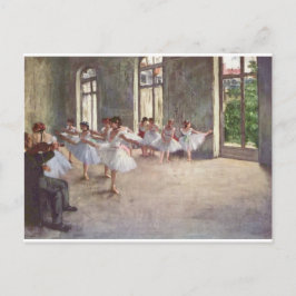 Postal Bailarinas de ballet de Degas