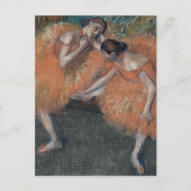 Postal Bailarinas de ballet Edgar Degas (Anverso)