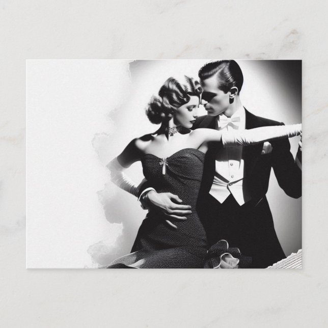 Postal Bailarinas de Blues (Anverso)