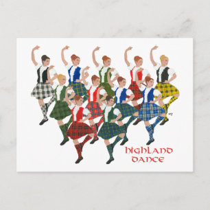 Postal Bailarinas de Escocia