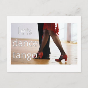 Postal ¡Bailarinas de tango!