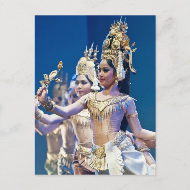Postal Bailarines asiáticos (Anverso)