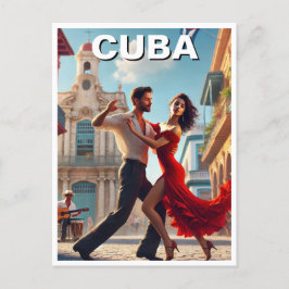 Postal Bailarines de Cuba-Cha-Cha
