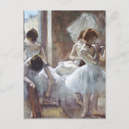 Postal Bailarines Edgar Degas