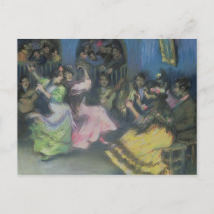 Postal Bailarines gitanos españoles, 1898
