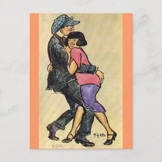 Postal Bailarines - Heinrich Zille
