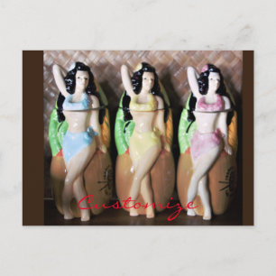 Postal Bailarines hula hawaianos Thunder_Cove