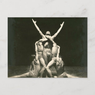 Postal Bailarines masculinos 1934