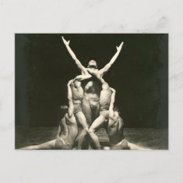 Postal Bailarines masculinos 1934