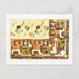 Postal Baile africano