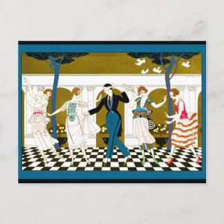 Postal Baile Art Deco