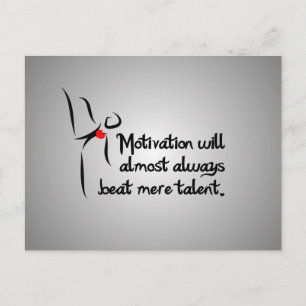 Postal Baile con motivo de corazón